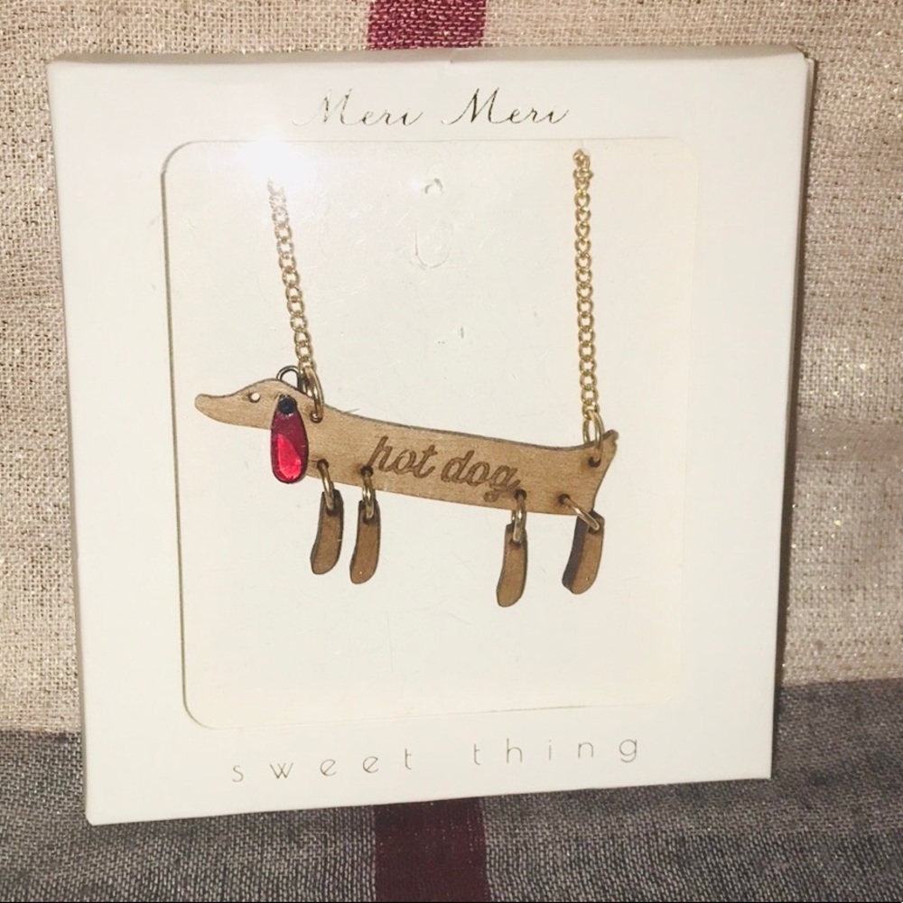 🐾 Meri Meri Design Dachshund Necklace 🐾